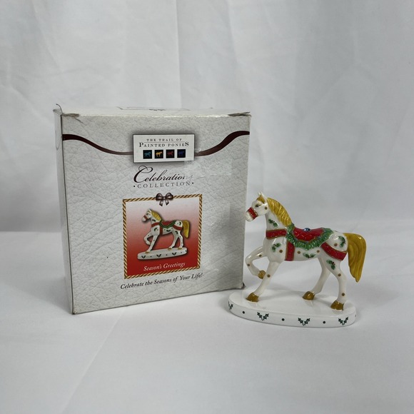 The Trail of Painted Ponies Season's Greetings 3 Inch‎ Pony Figure NIB 2010 - Picture 1 of 6